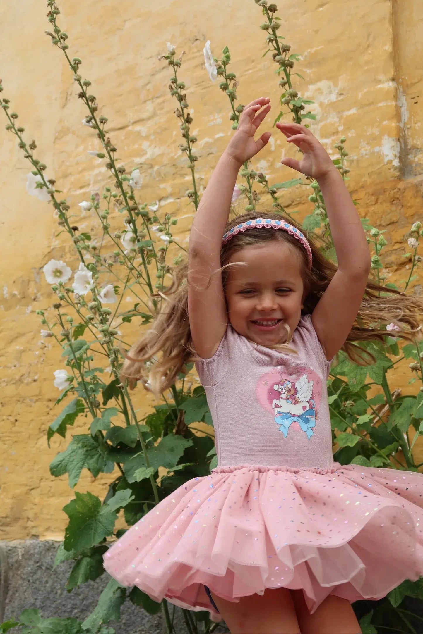 Ada Fairy Ballerina Glitter tutu - Fairy Etoile Holographic pink Konges Slojd