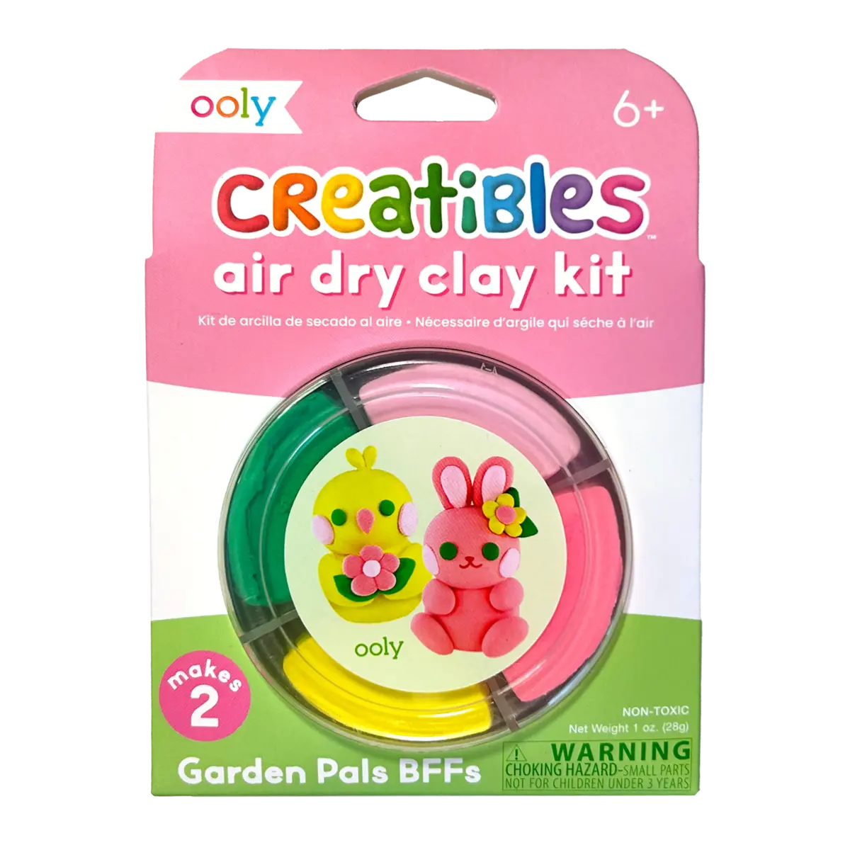 Air Dry Clay BFFs Kit – Garden Pals (Set of 4 Colors) OOLY