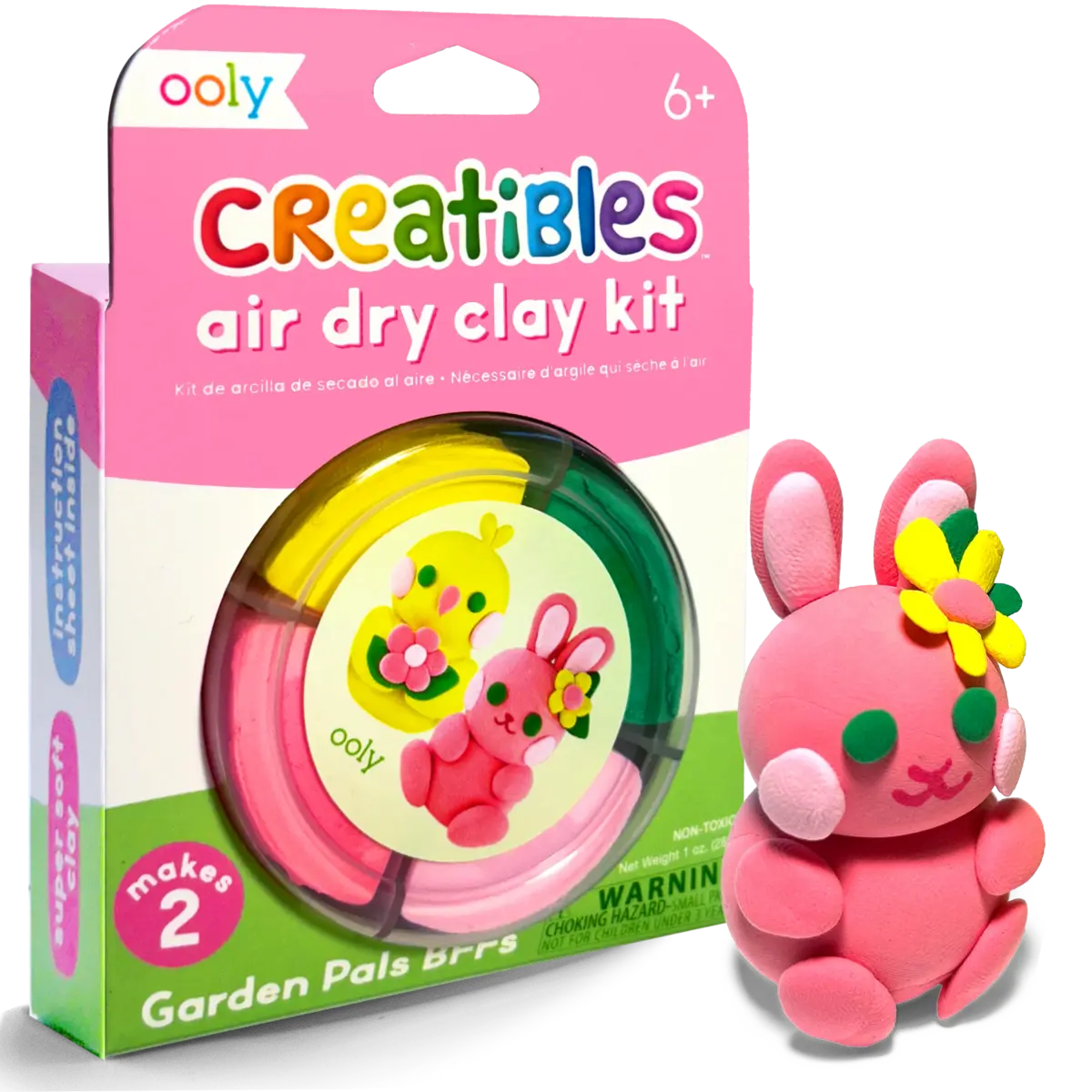 Air Dry Clay BFFs Kit – Garden Pals (Set of 4 Colors) OOLY