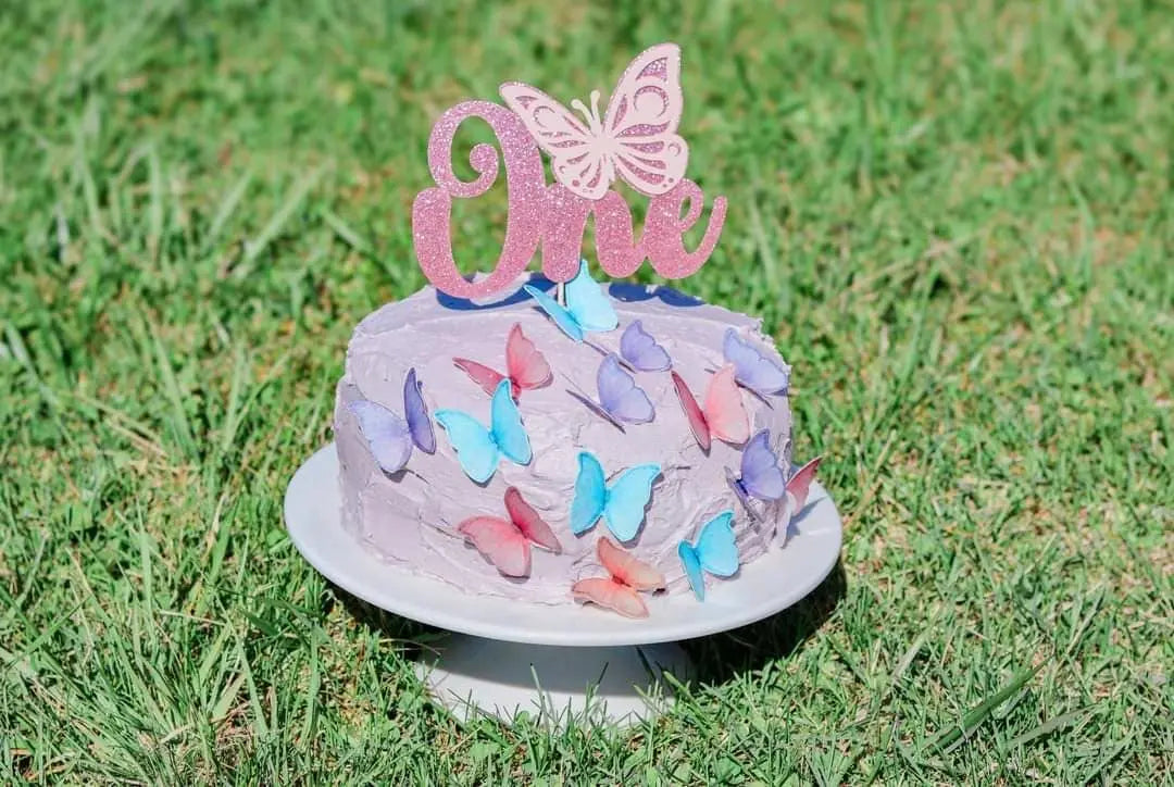 All Little Cute Things - Edible Wafer Paper Butterflies for Tea Party Dessert Toppers All Little Cute Things