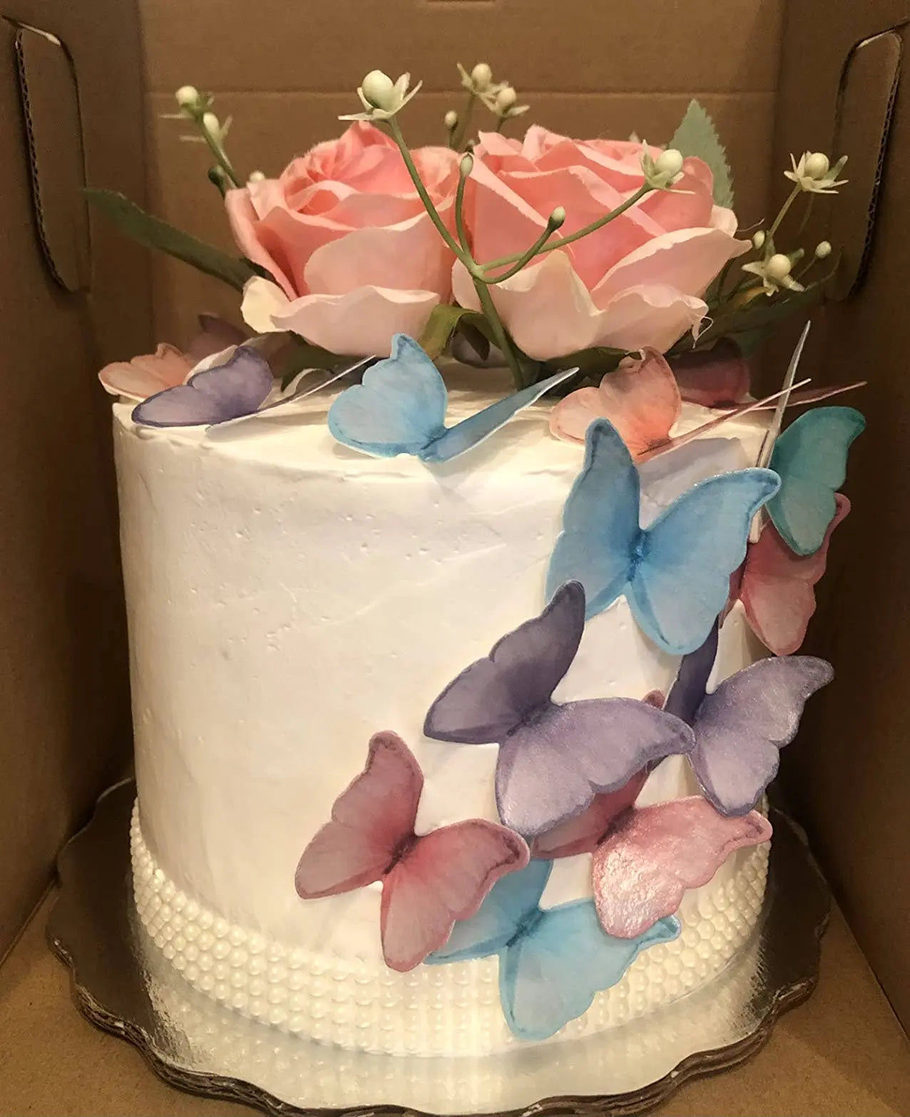 All Little Cute Things - Edible Wafer Paper Butterflies for Tea Party Dessert Toppers All Little Cute Things