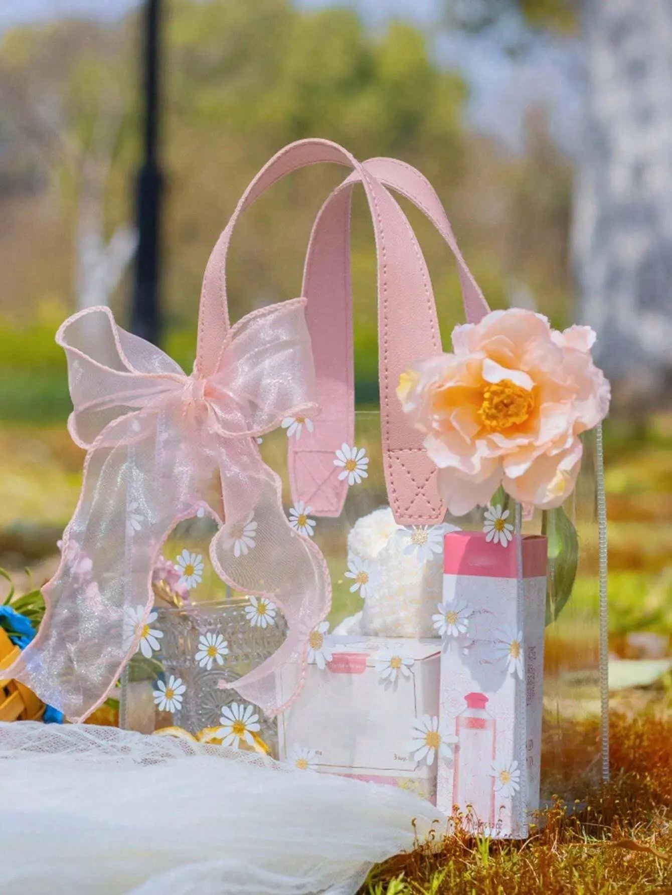 All Little Cute Things - Tea Party Pretty Gift Bag with Handle Retail Party Favors All Little Cute Things