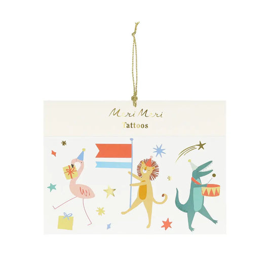 Animal Parade Tattoos (x 2) Meri Meri
