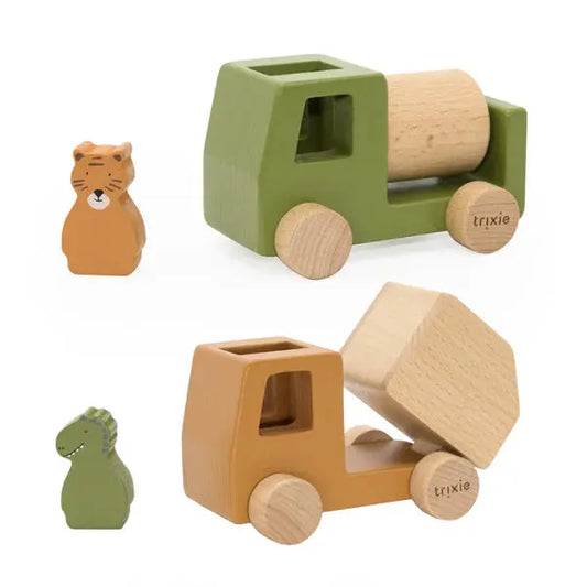 Animal construction cars set Trixie