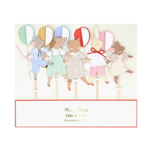 Animal friends cake toppers Meri Meri