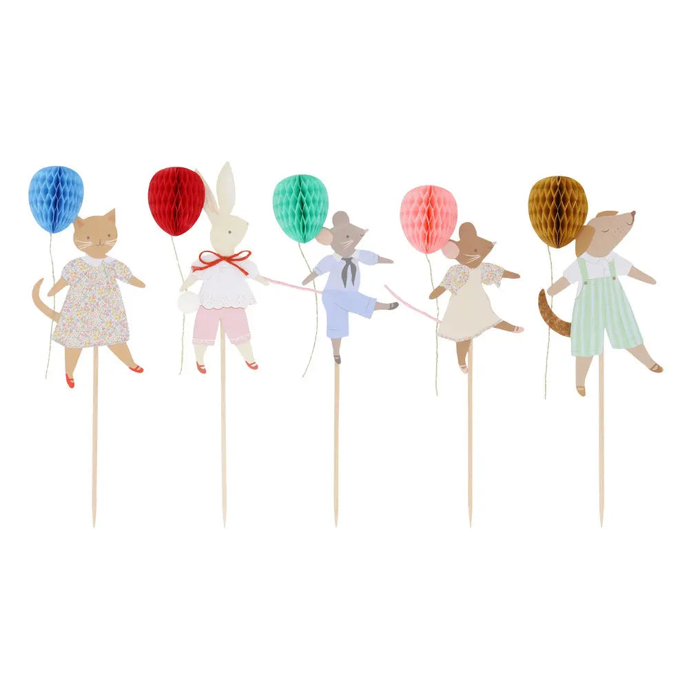 Animal friends cake toppers Meri Meri