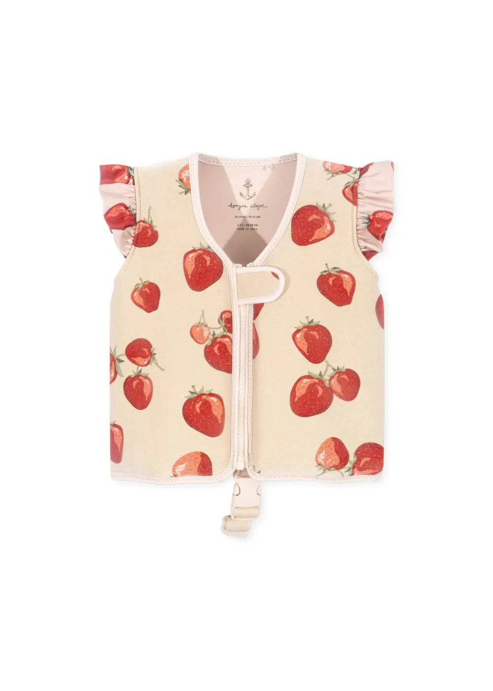 Avery Swim Vest Strawberries Konges Slojd