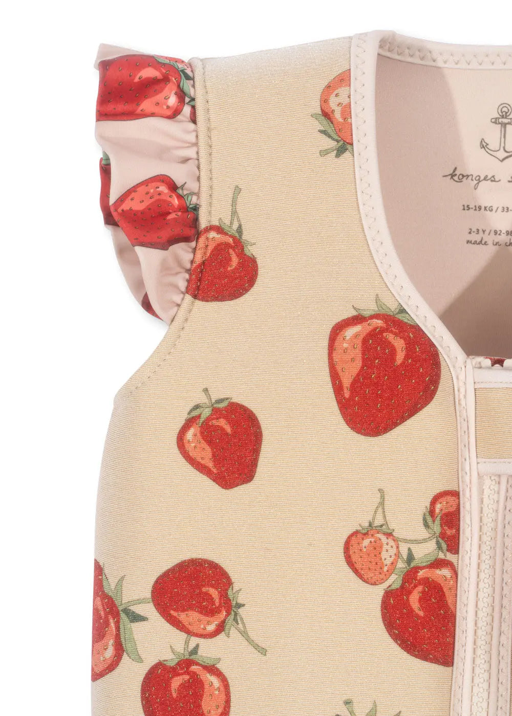 Avery Swim Vest Strawberries Konges Slojd