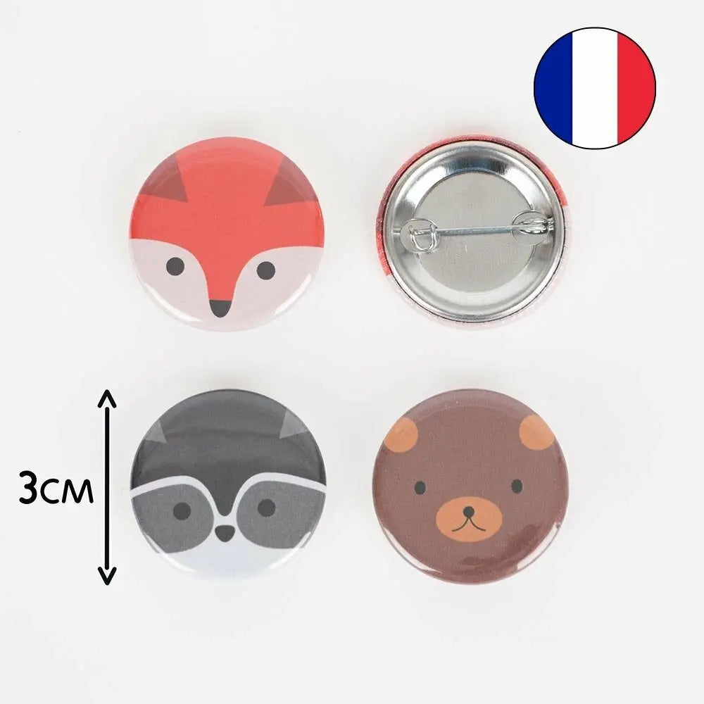 BADGES - ANIMAL FOREST My Little Day