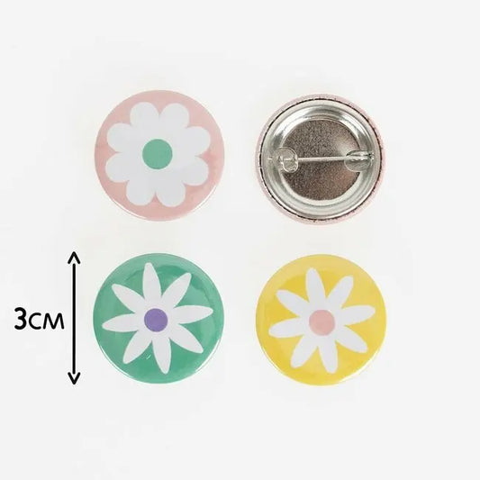 BADGES -  FLOWERS DAISIES My Little Day