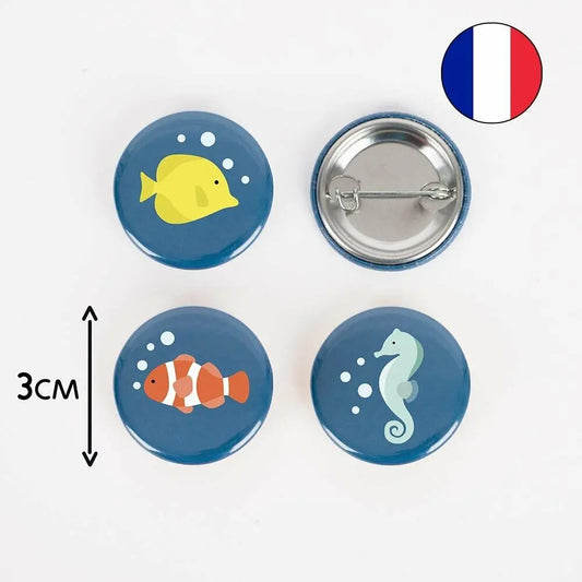 BADGES - OCEAN My Little Day