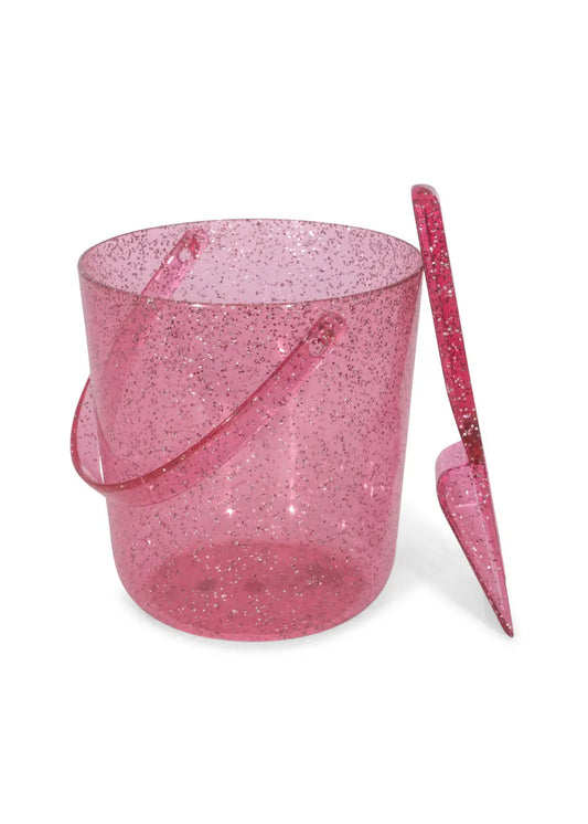 BEACH BUCKET AND SHOVEL GLITTER Konges Slojd