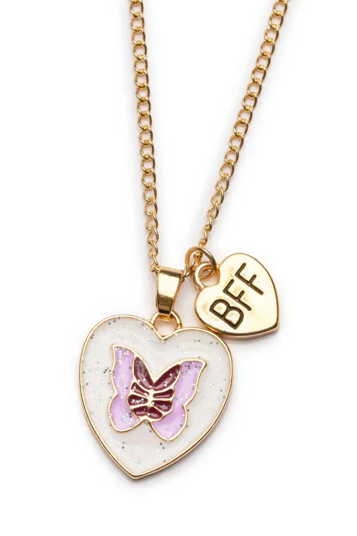 BFF Necklace Rainbow or Butterfly Great Pretenders