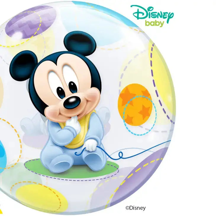 Baby Mickey Bubble Balloon Qualatex