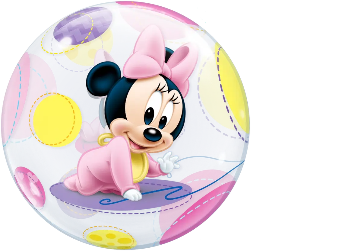 Baby Minnie Bubble Balloon Qualatex