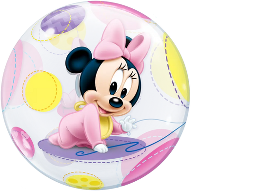 Baby Minnie Bubble Balloon Qualatex
