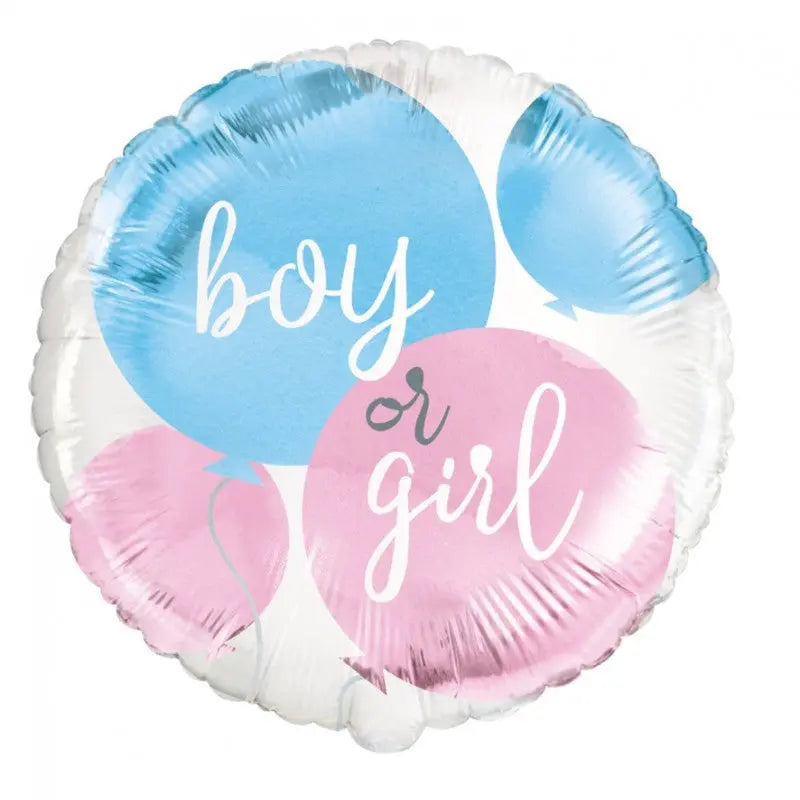 Ballon foil 45 cm BOY or GIRL Unique