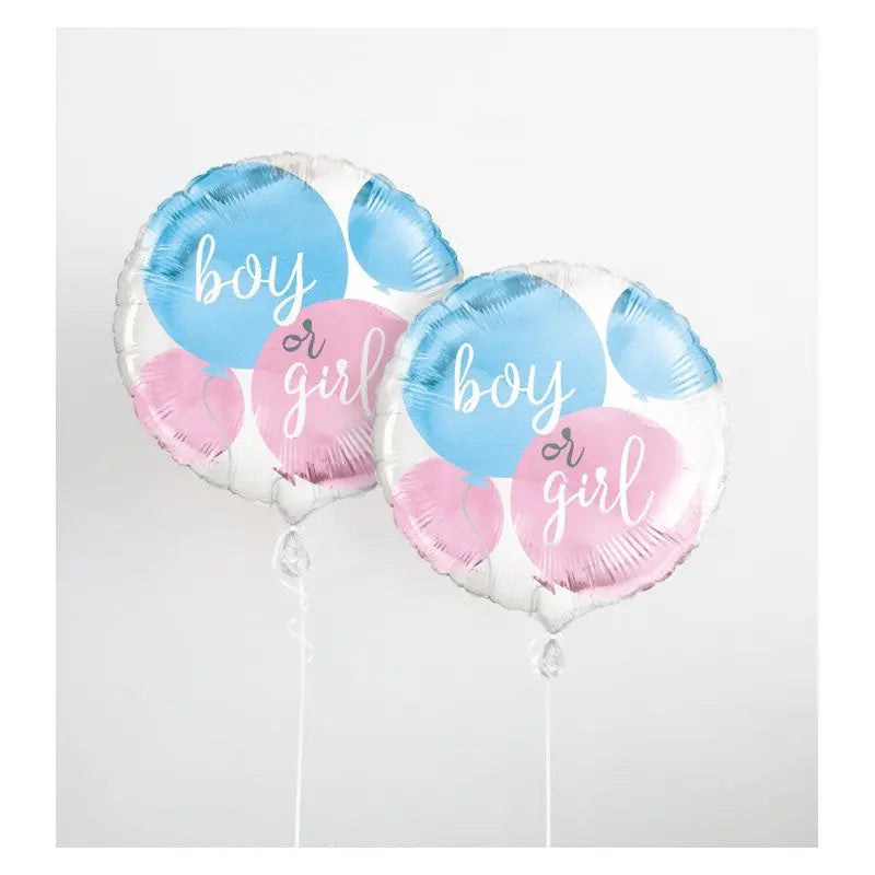 Ballon foil 45 cm BOY or GIRL Unique