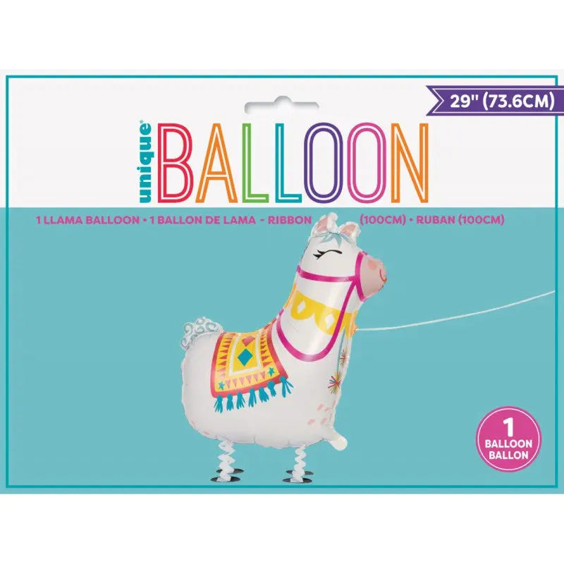 Ballon marcheur LAMA foil 73 cm Unique