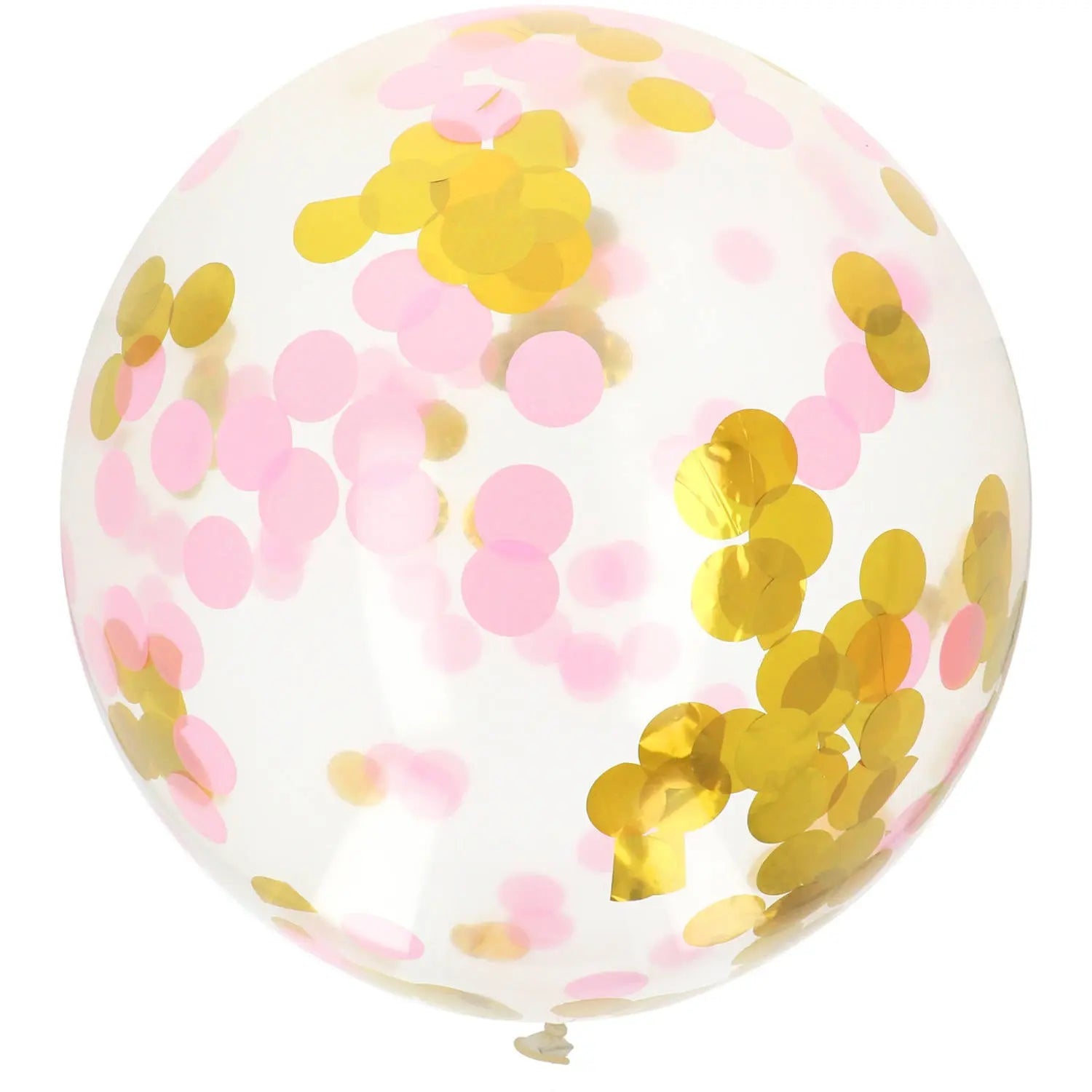 Balloon XL with Confetti Gold/Pink - 61 cm Folat