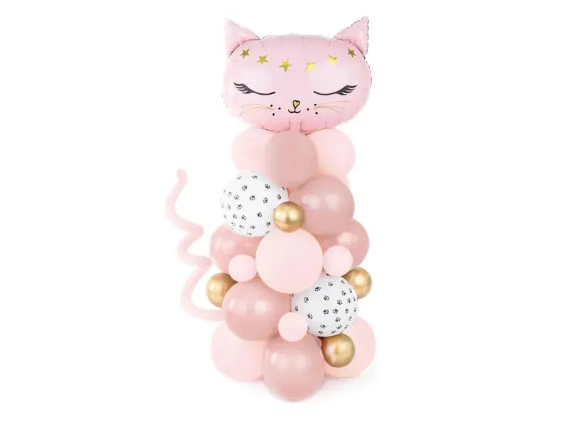 Balloon bouquet Cat, pink, 83x140cm Partydeco