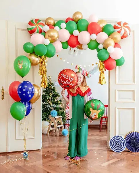 Balloon garland Candies, mix, 170x155 cm Folat