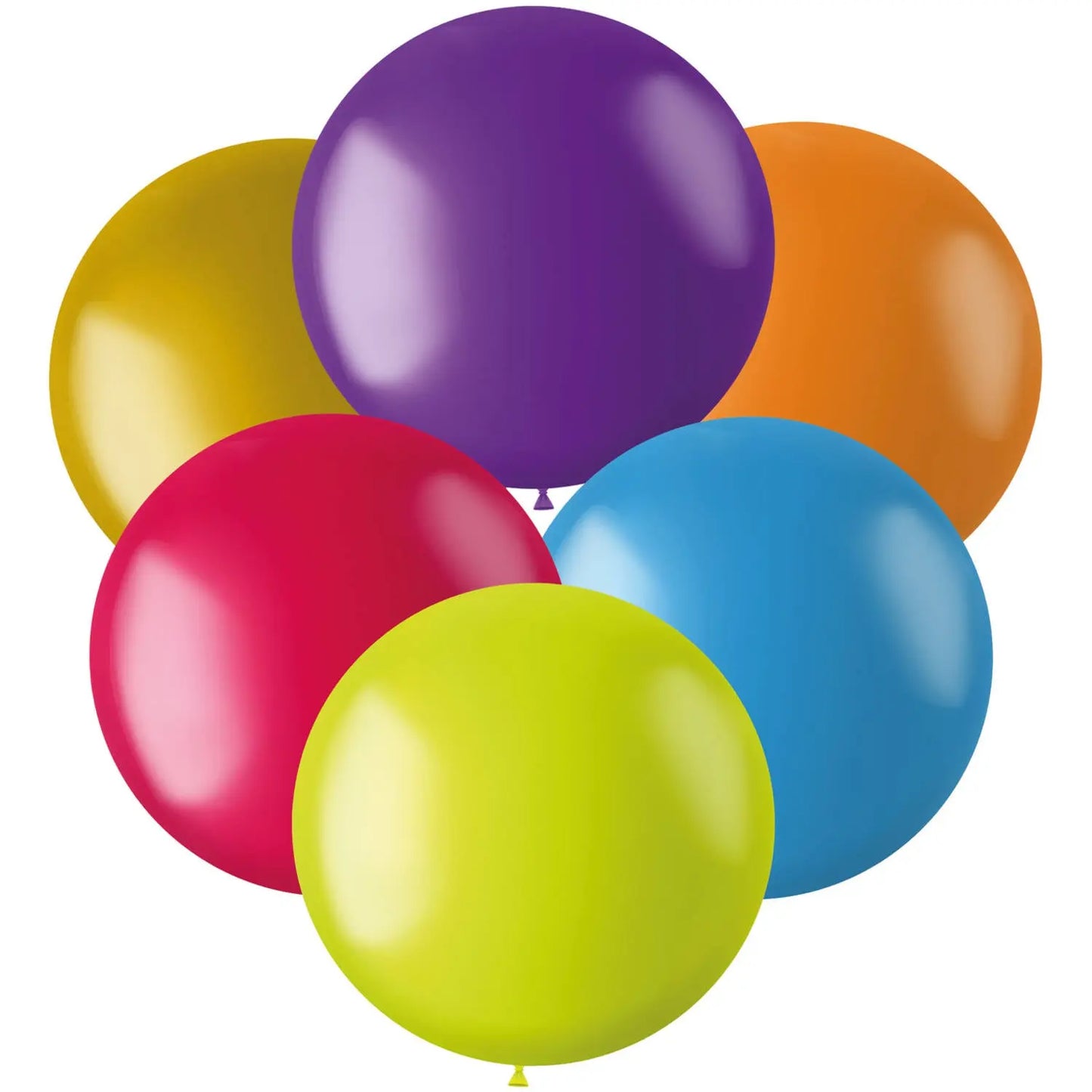 Balloons Color Pop Multi Colors 48cm - 6 pieces Folat