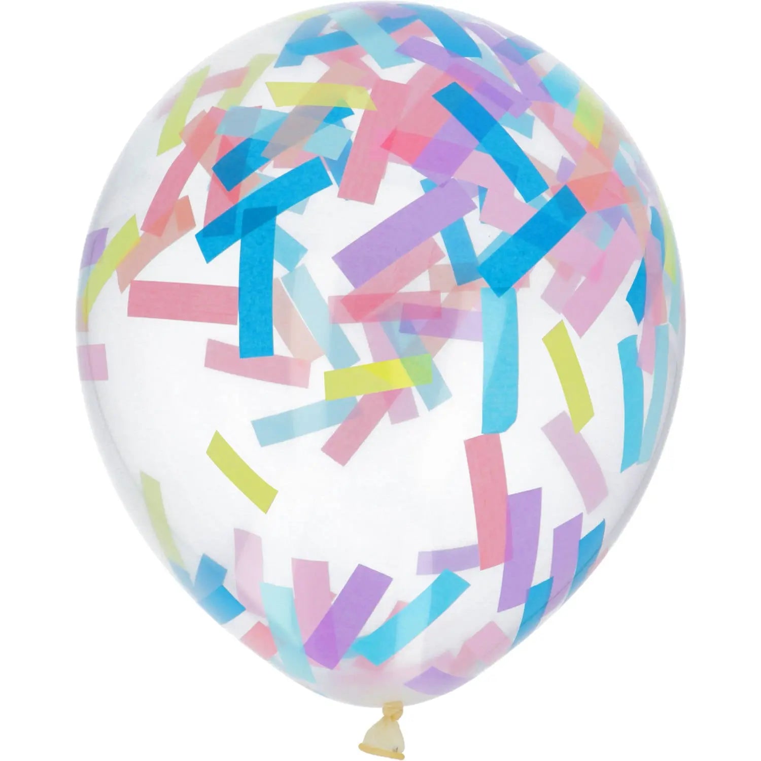 Balloons with Confetti Candy Pastel 30cm - 4 pieces Folat