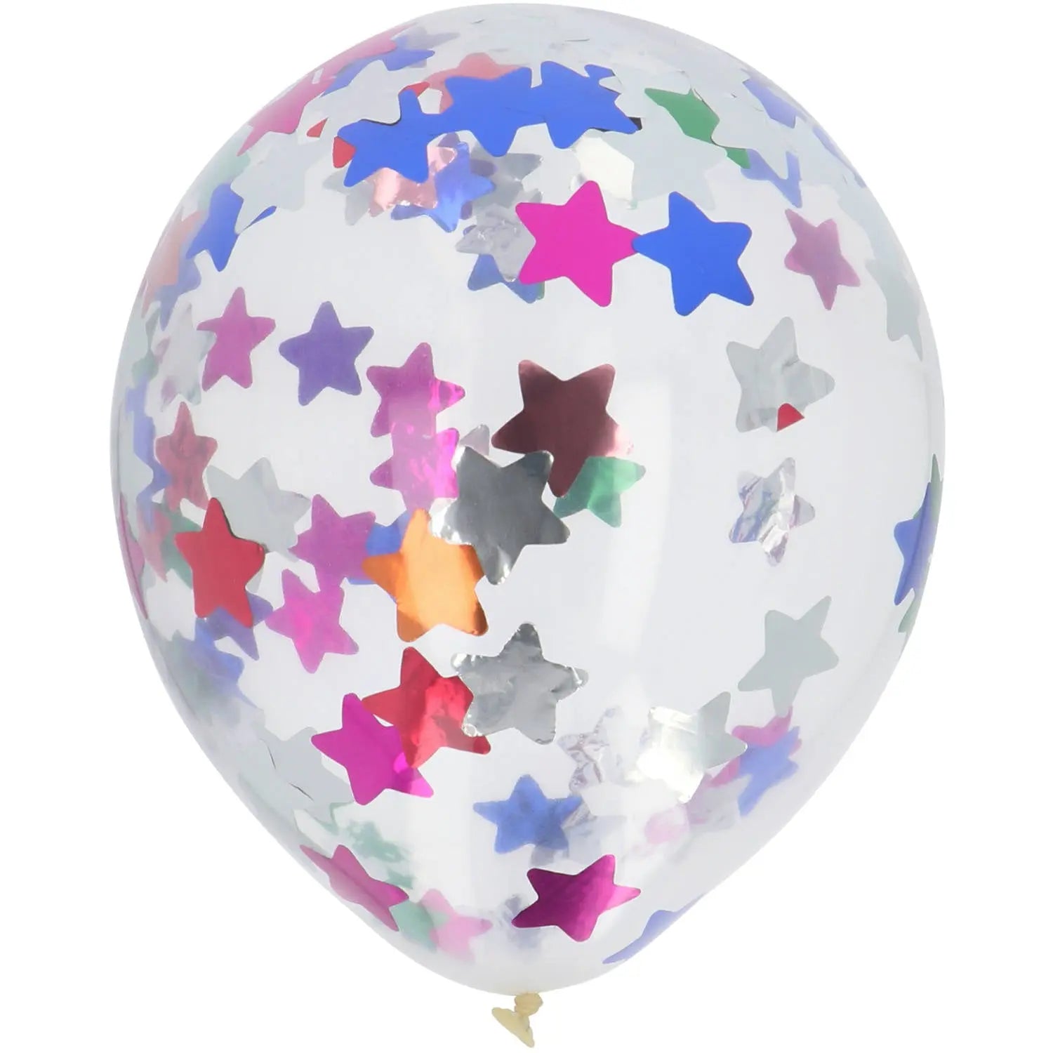 Balloons with Foil Confetti Jazzy 30cm - 4 pieces Folat