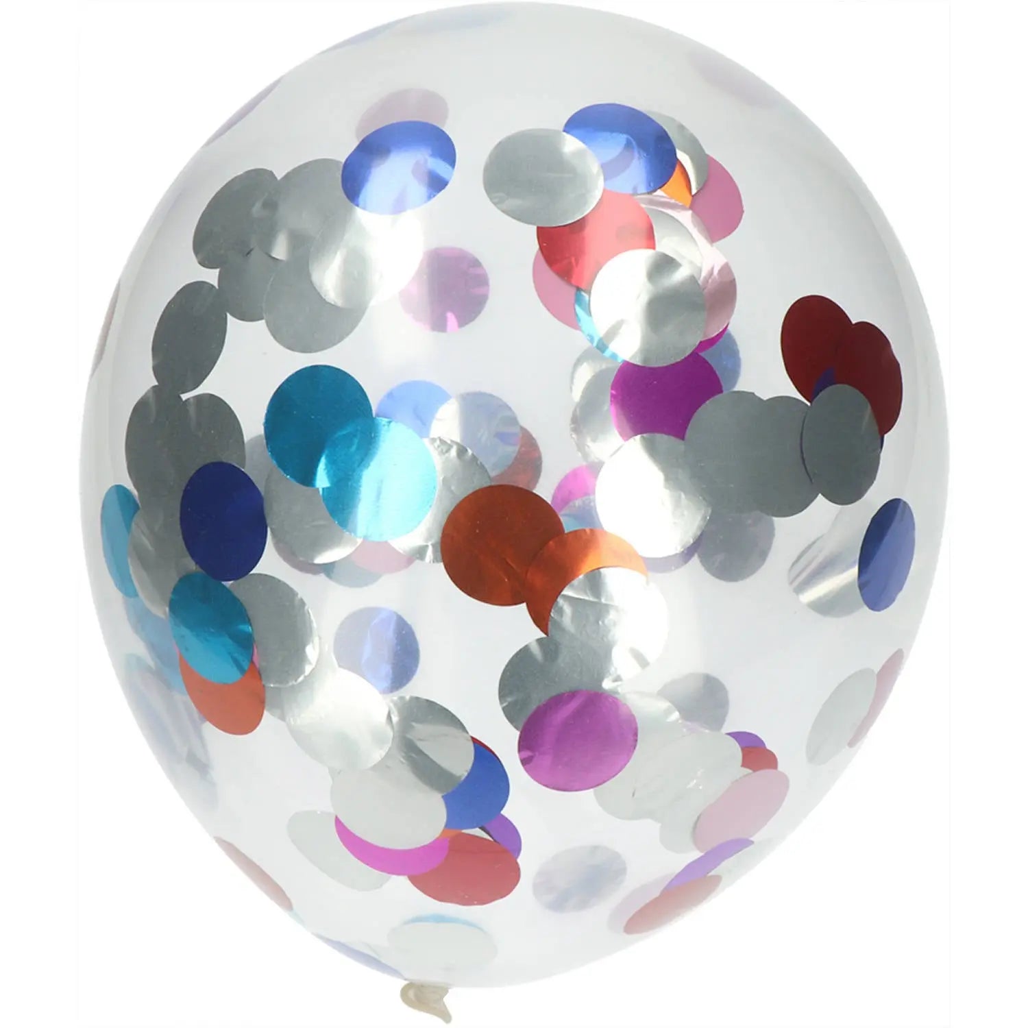 Balloons with coloured Foil Confetti 30 cm - 4 pieces Folat