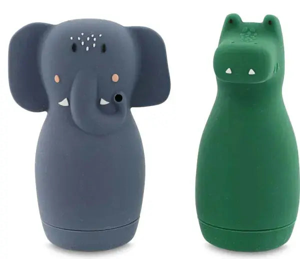 Bath toy squeezy Animals Mrs. Elephant & Mr. Crocodile Trixie