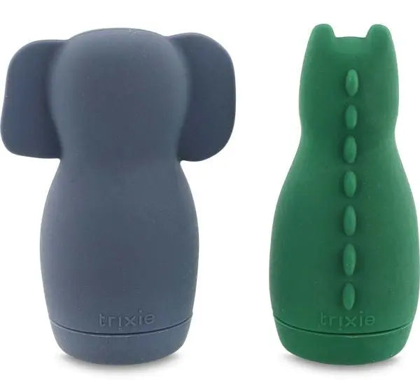 Bath toy squeezy Animals Mrs. Elephant & Mr. Crocodile Trixie