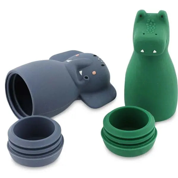 Bath toy squeezy Animals Mrs. Elephant & Mr. Crocodile Trixie