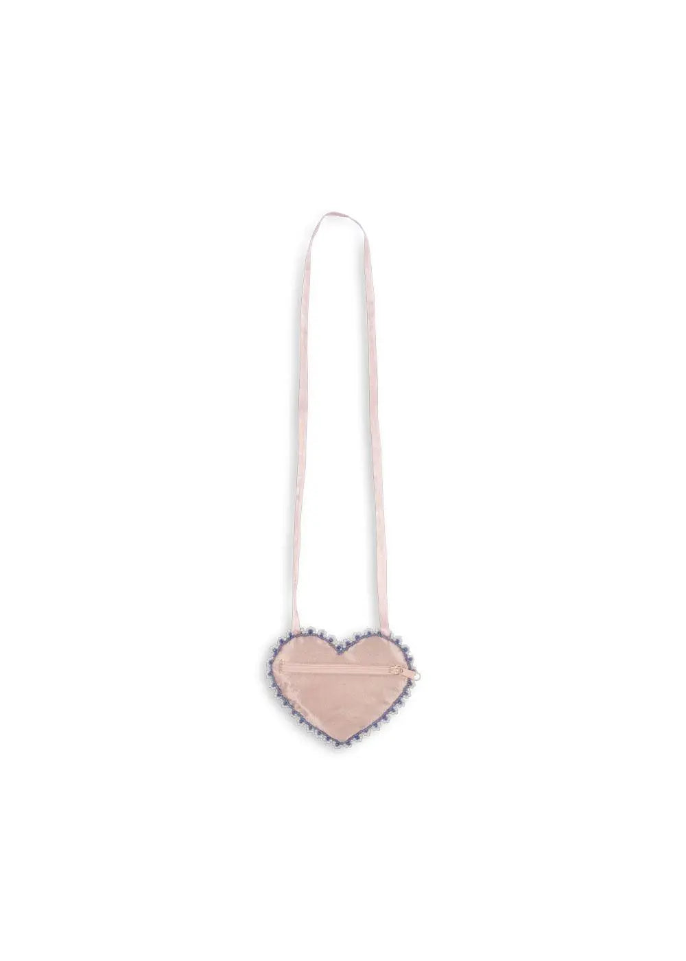 Beaded Heart Mini purse - Mellow Rose Konges Slojd