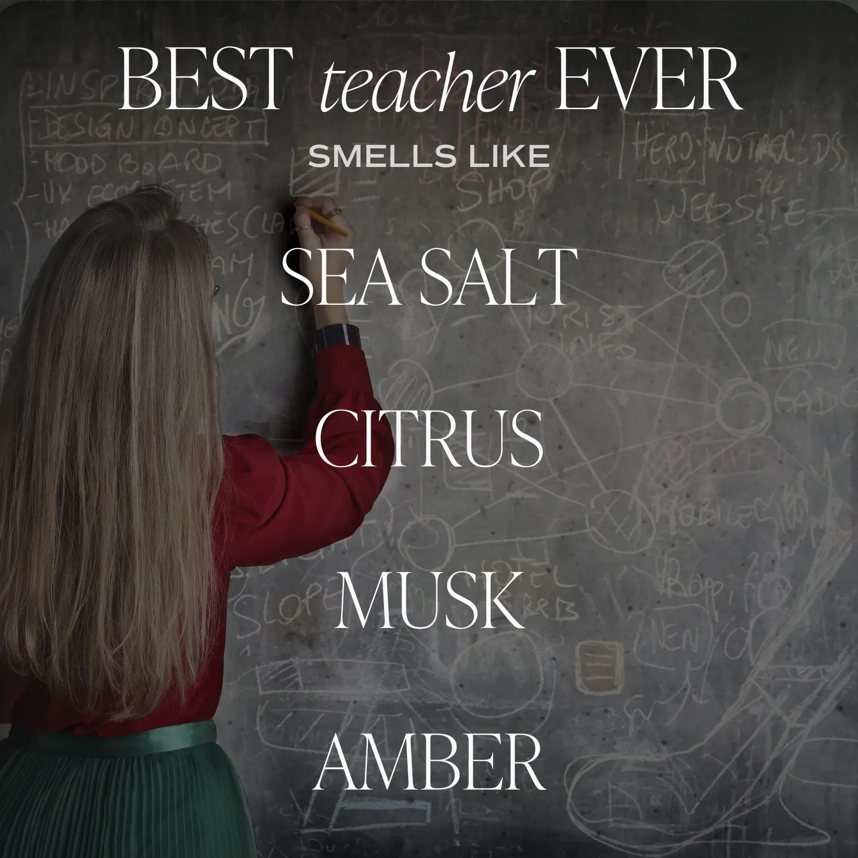 Best Teacher Ever 9 oz Soy Candle - Home Decor & Gifts Sweet Water Decor