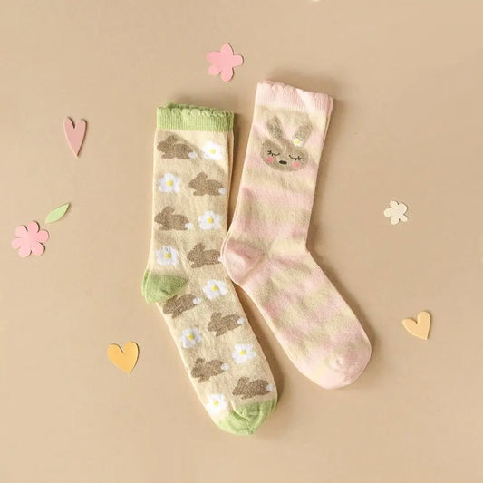 Betty Bunny 2 Pack Socks 6-8 years Rockahula