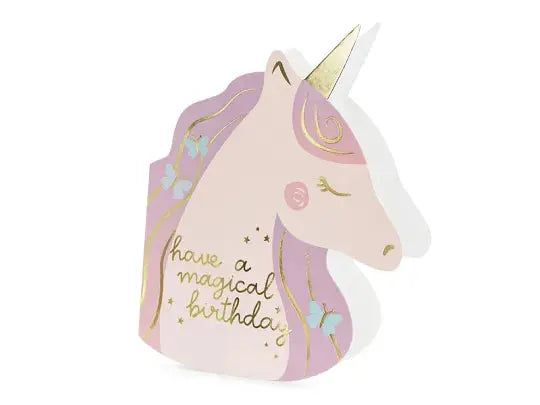Birthday Card Unicorn Partydeco