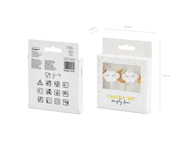 Birthday candles Little Star Partydeco