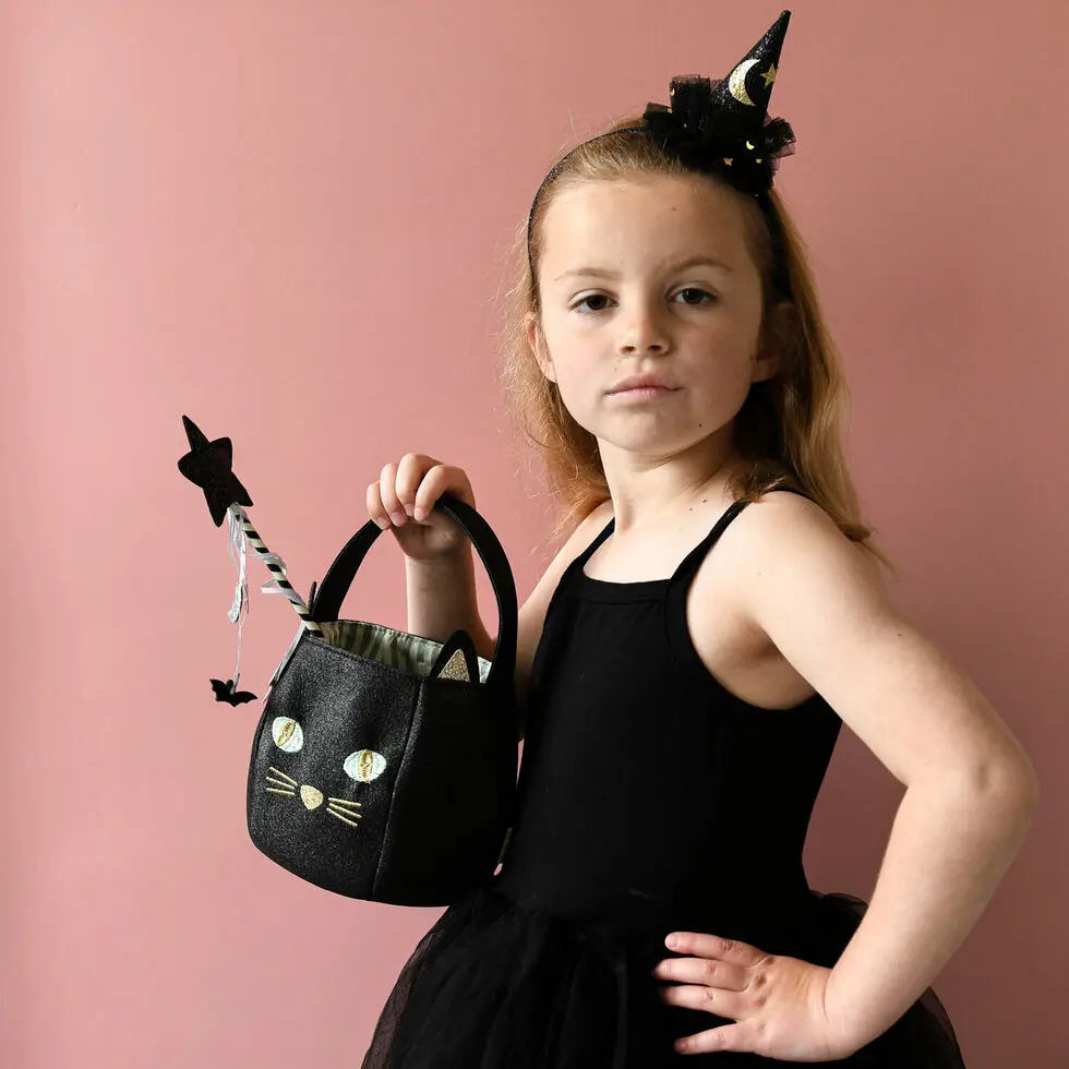 Black Cat Bucket Bag Rockahula