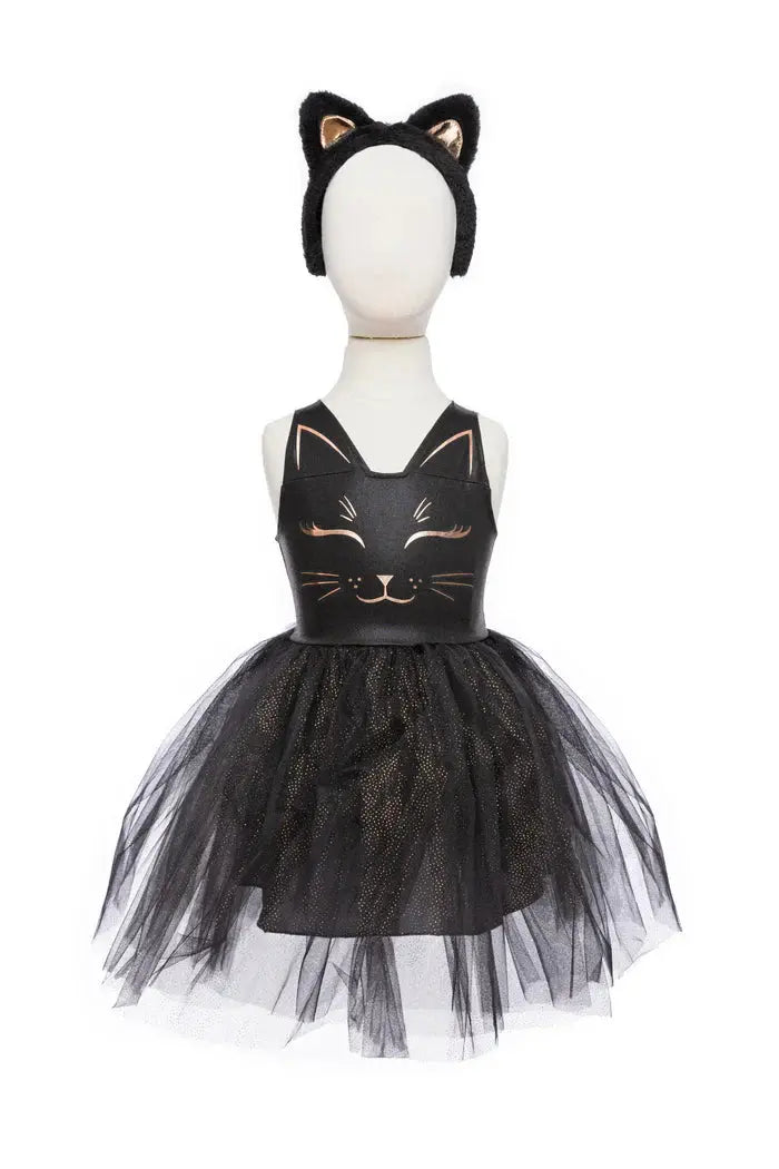 Black Cat Dress & Headpiece Great Pretenders