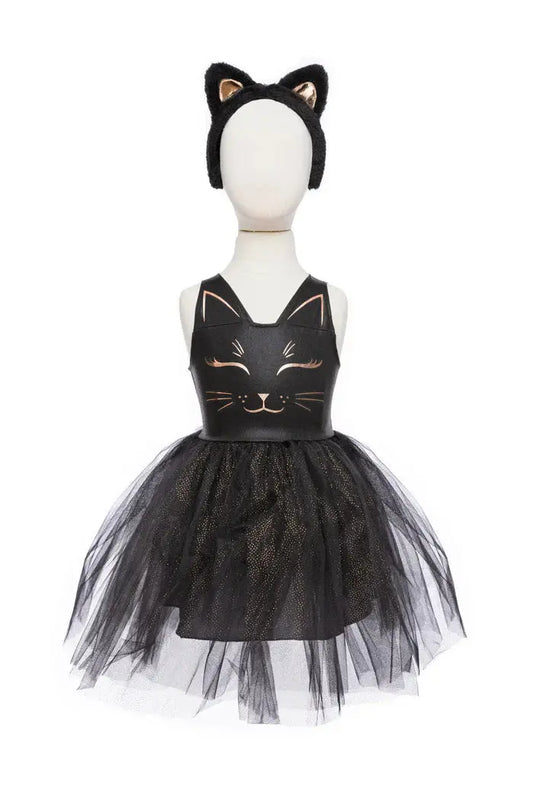 Black Cat Dress & Headpiece Great Pretenders