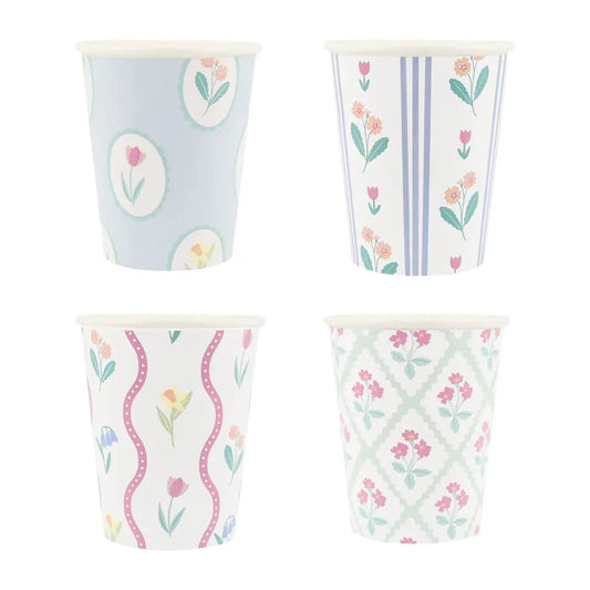 Bloomsbury floral cups Meri Meri