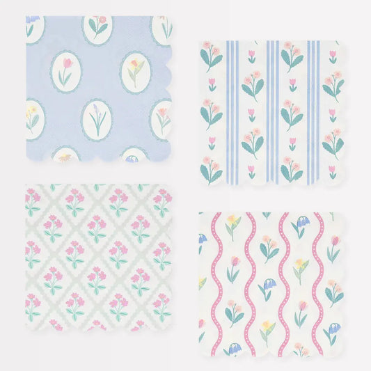 Bloomsbury small napkins ( x 16 ) Meri Meri