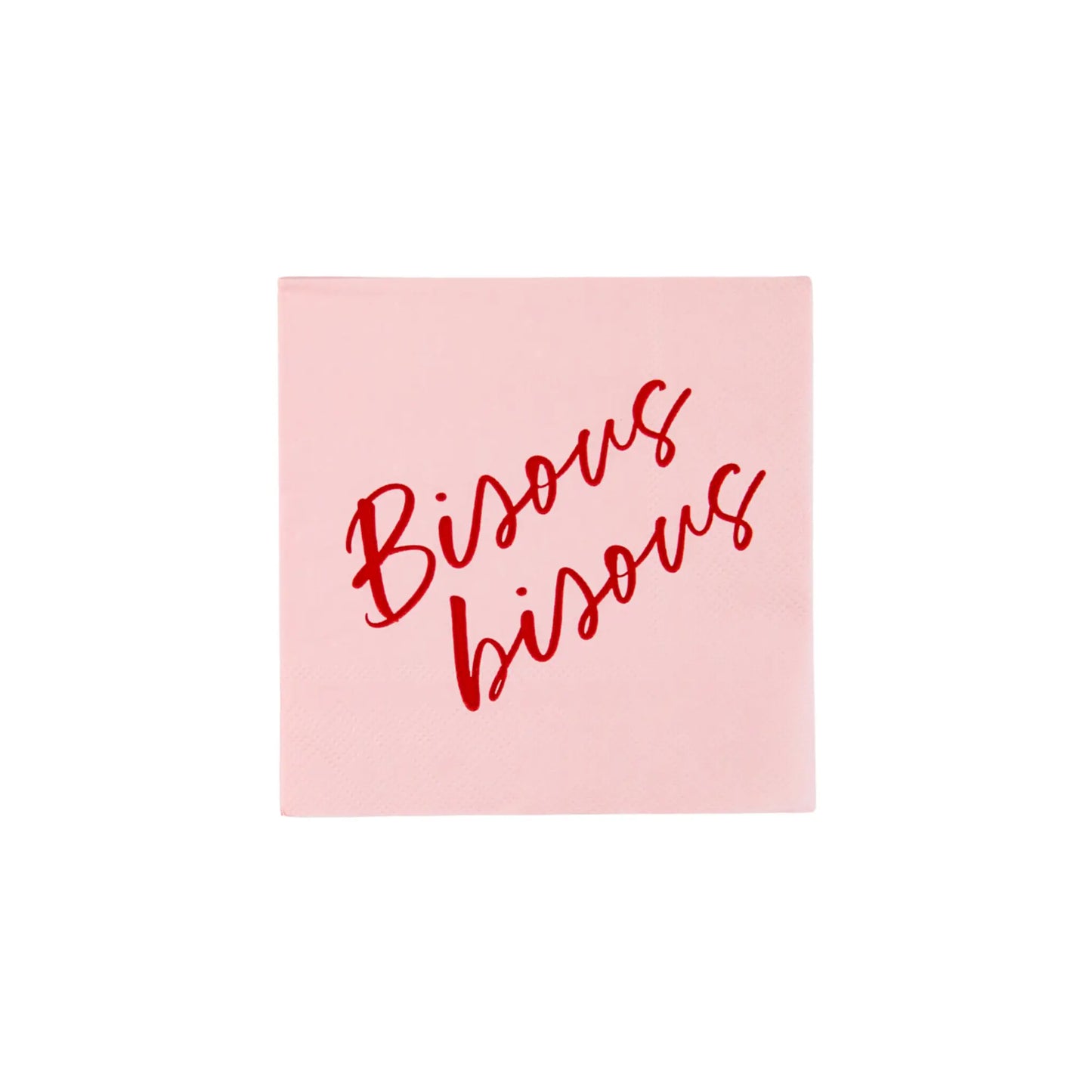 Bonjour Fête - BISOUS BISOUS COCKTAIL NAPKINS Bonjour Fête