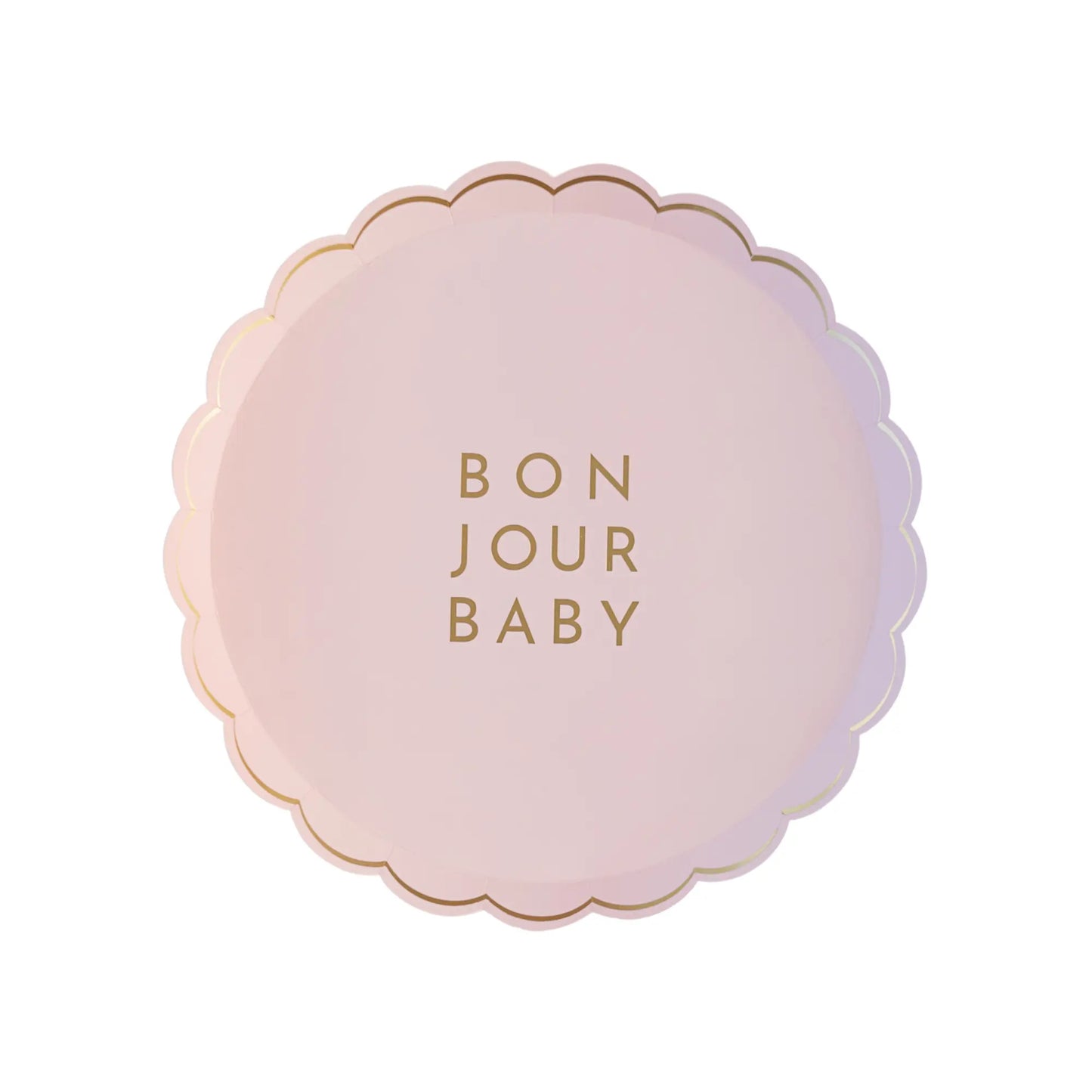 Bonjour Fête - BONJOUR BABY PETAL PINK SMALL PLATES Bonjour Fête