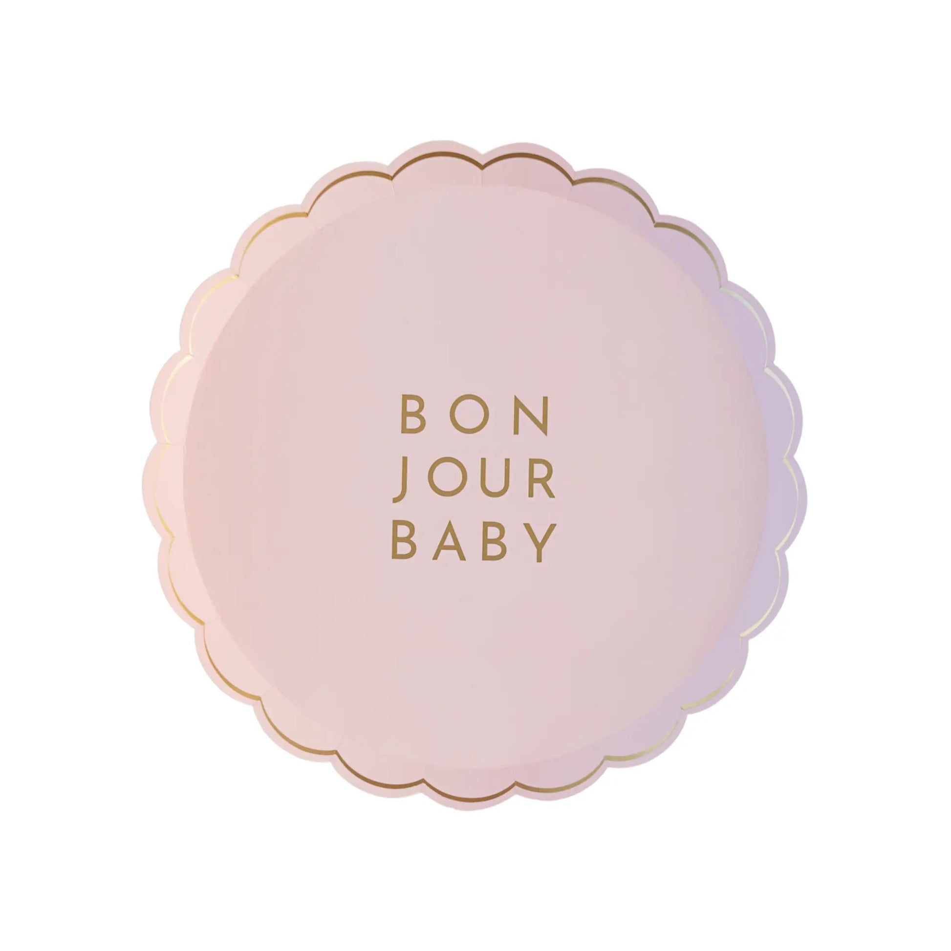 Bonjour Fête - BONJOUR BABY PETAL PINK SMALL PLATES Bonjour Fête