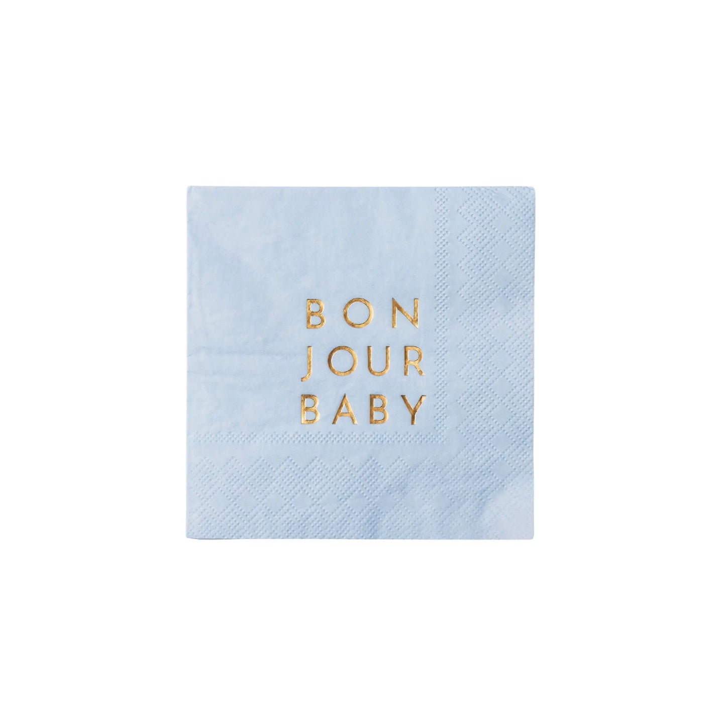 Bonjour Fête - BONJOUR BABY SKY BLUE COCKTAIL NAPKINS Bonjour Fête