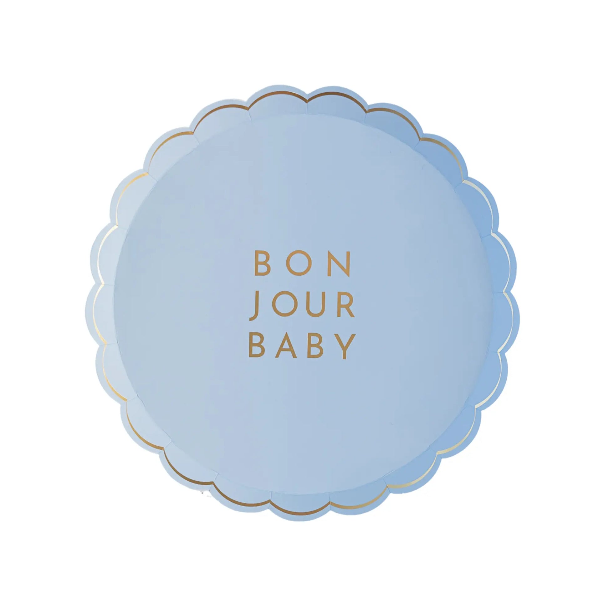 Bonjour Fête - BONJOUR BABY SKY BLUE SMALL PLATES Bonjour Fête