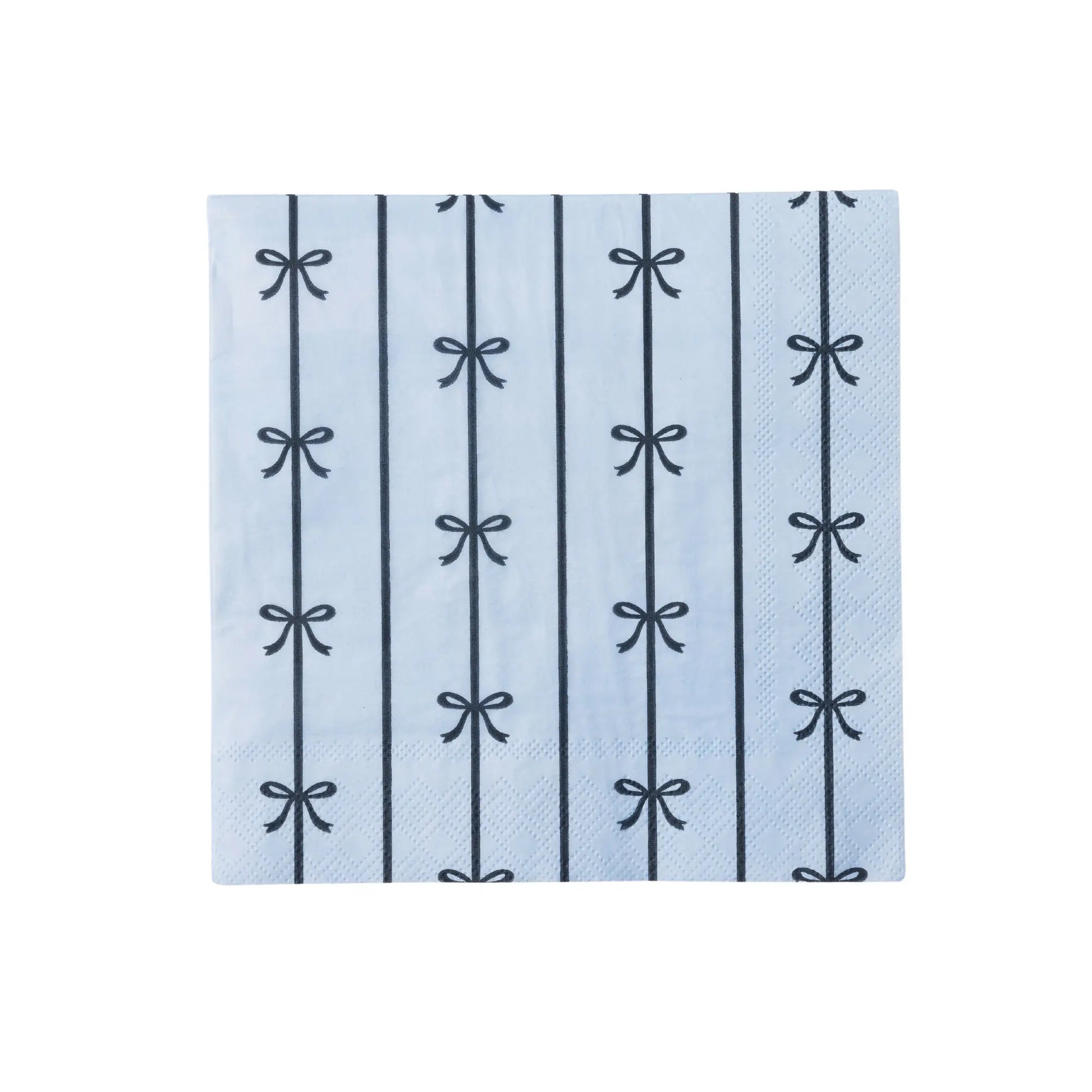 Bonjour Fête - SKY BLUE  SIGNATURE BOW LARGE NAPKINS Bonjour Fête