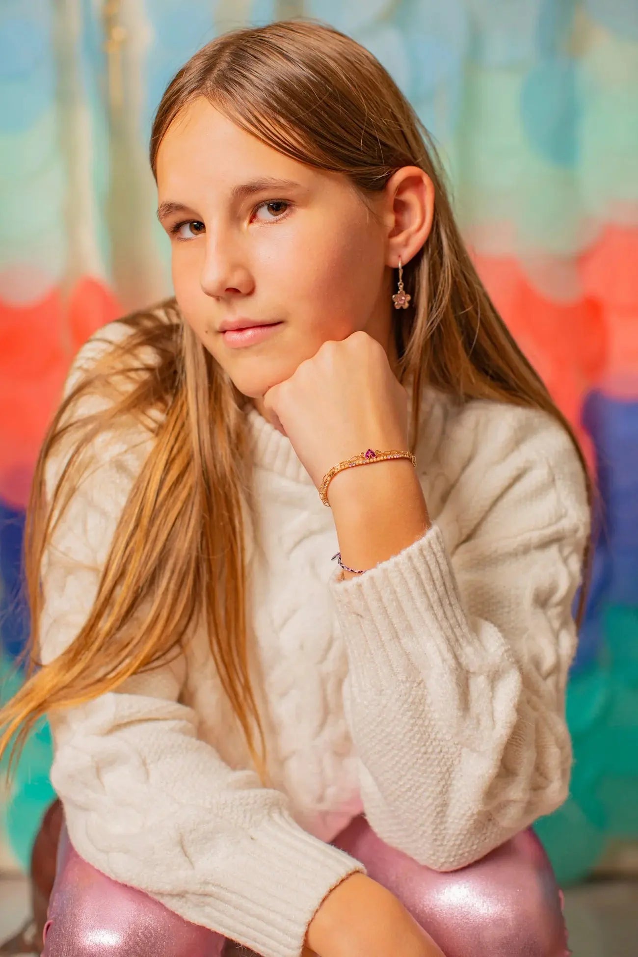 Boutique Chic Bejeweled Bloom Earrings thepartyville